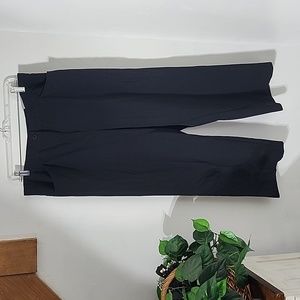 Catherines Secret Slimmer Tummy Control Black Dress Pants Size 18 Petite NWT